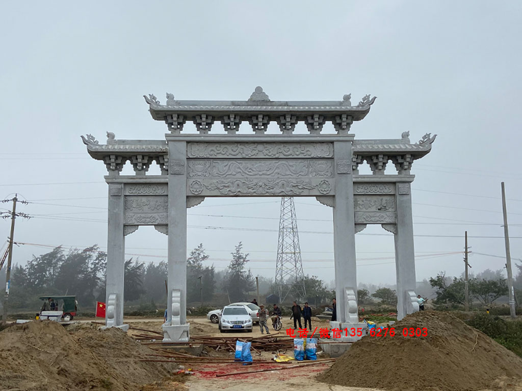 農(nóng)村石牌坊圖片